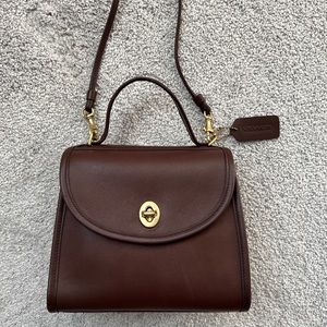 Vintage Coach Regina 9983 Mahogany crossbody bag purse